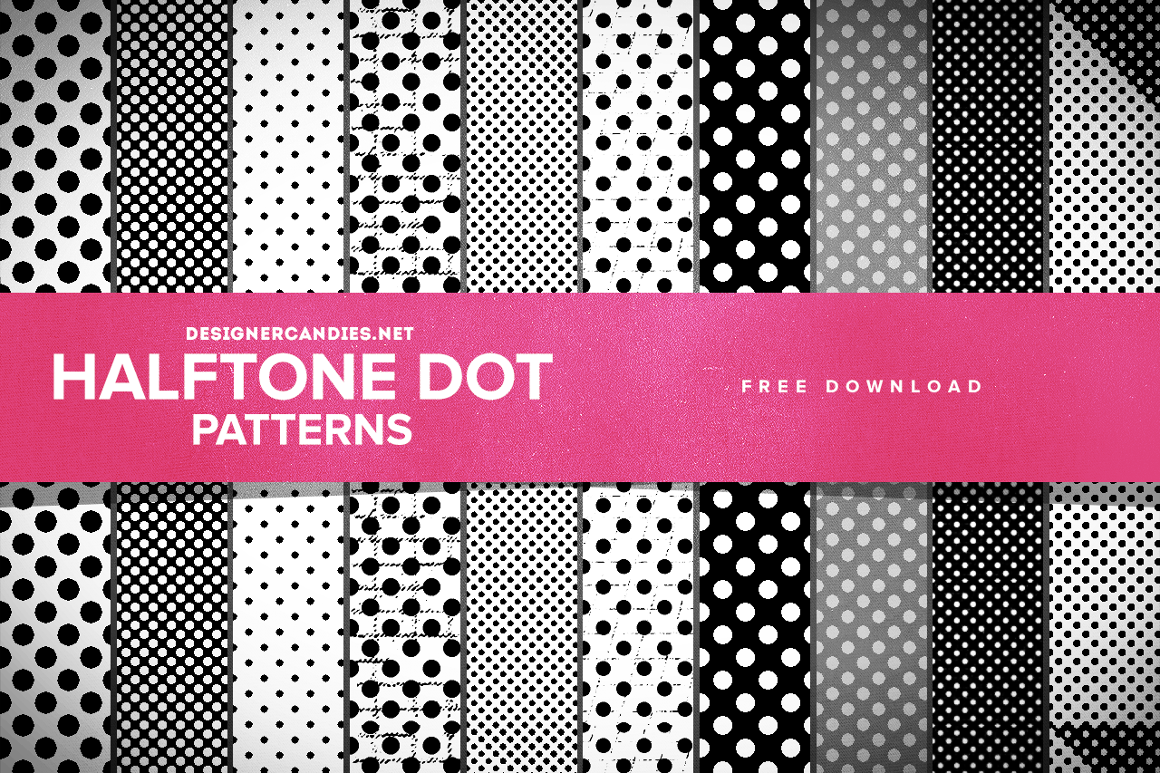 Halftone Dots Pattern Halftone Dots Pattern