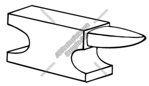 Hammer and Anvil Clip Art