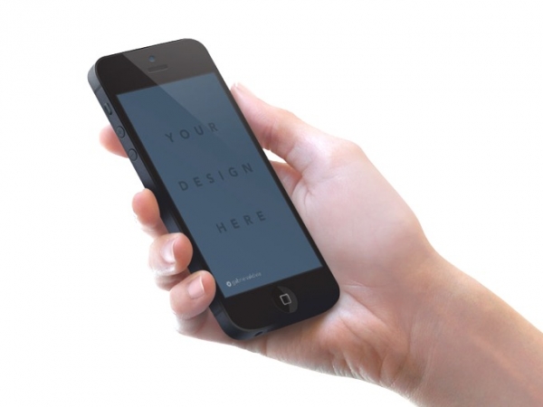 Hand Holding iPhone 6 Hand Holding iPhone 6