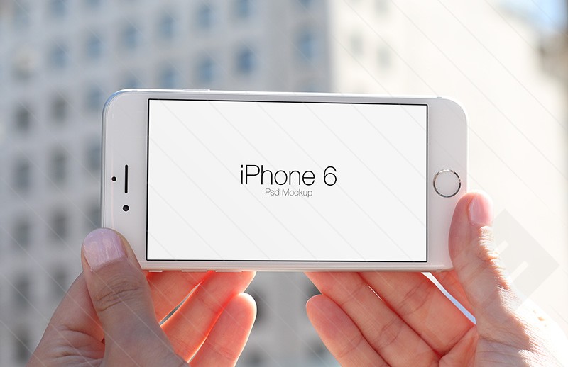 Hand iPhone 6 Mockup