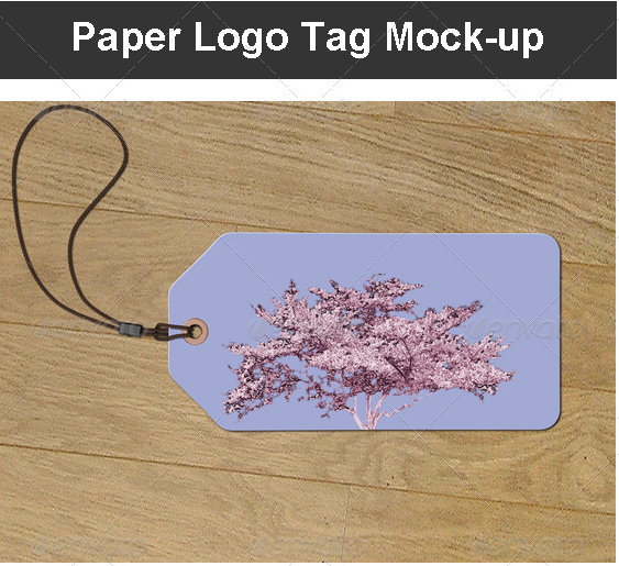 Hang Tag PSD Mock UPS