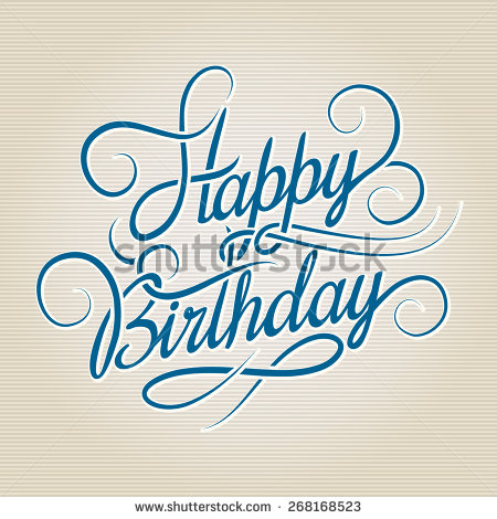 Happy Birthday Hand Lettering Designs