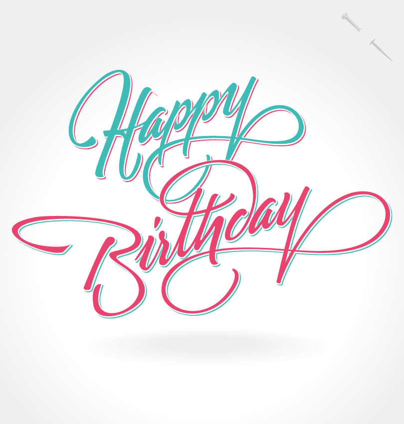 13 Happy Birthday Lettering Designs Images