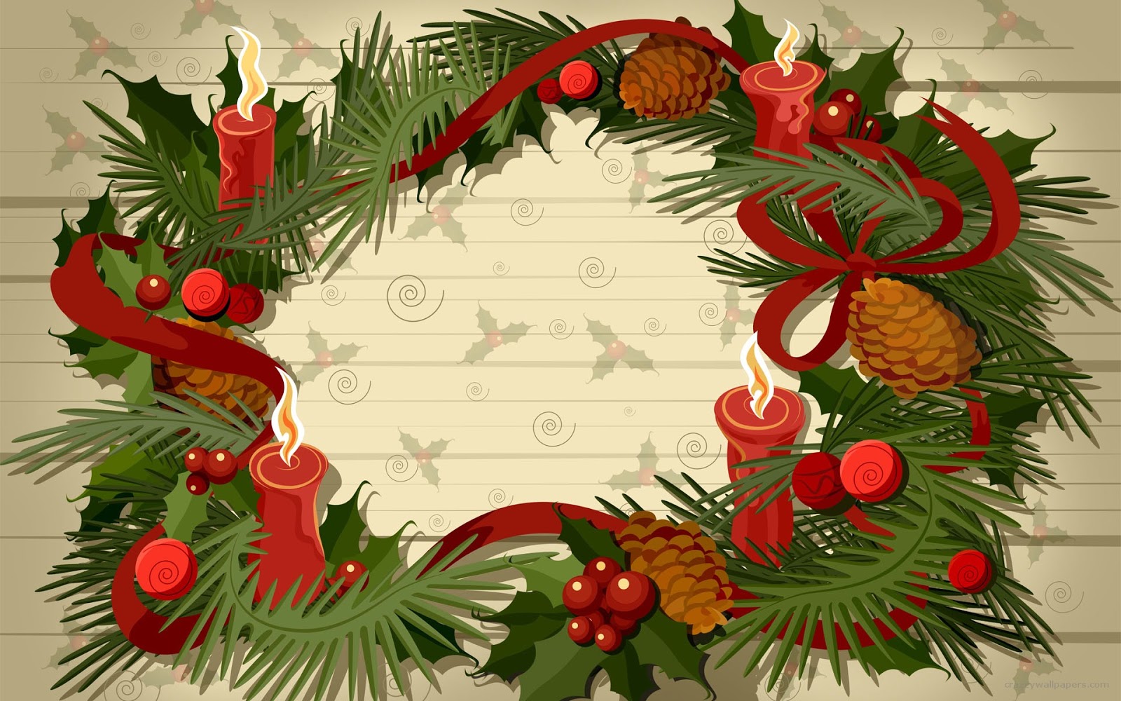 High Resolution Christmas Wreath