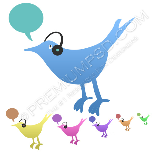 High Resolution Twitter Bird Logo
