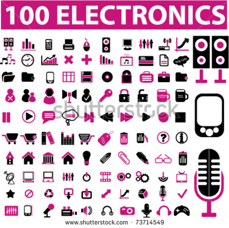 Icon Stock Vector Electronics