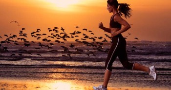 Images of Person Running On Beach