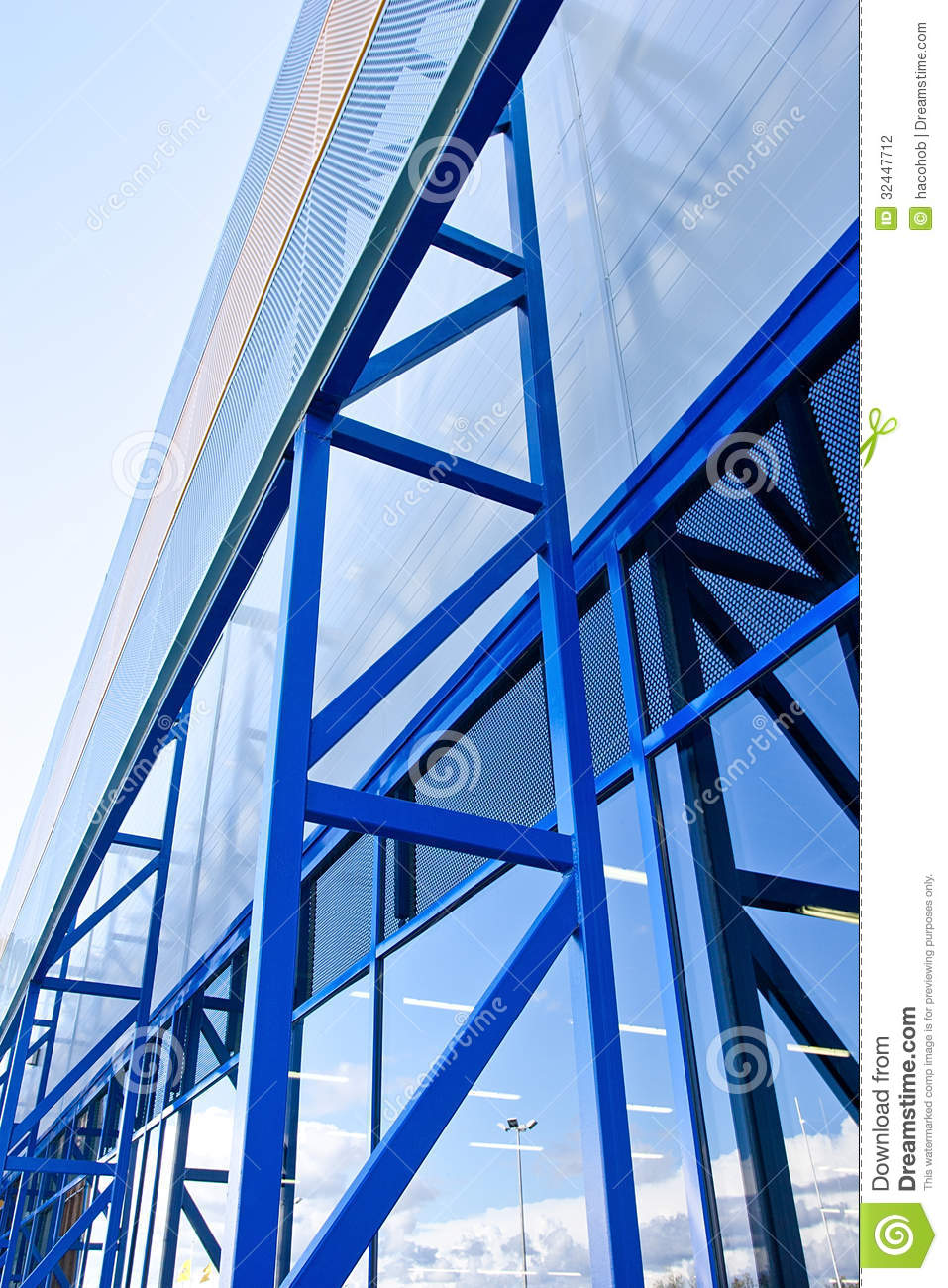 Industrial Metal Building Facade