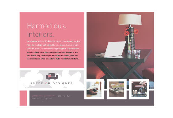 Interior Design Flyer Template