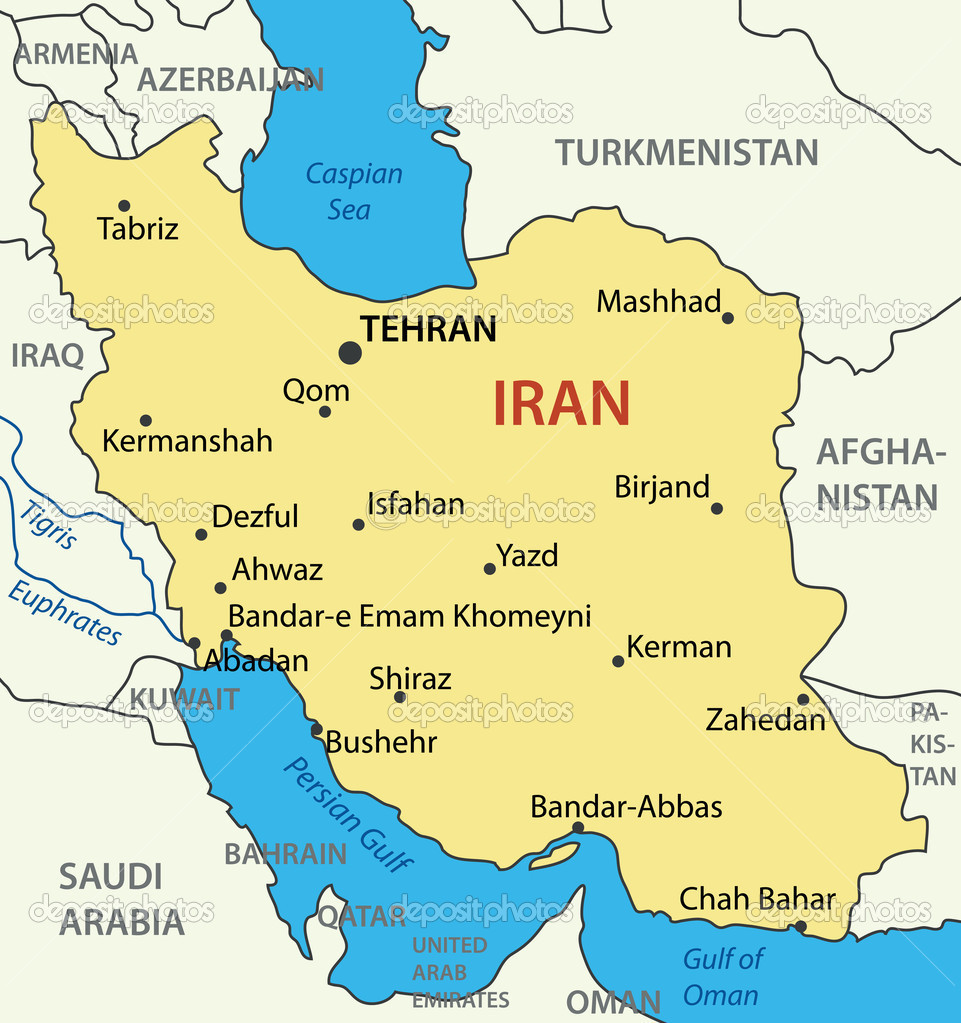 Islamic Republic of Iran Map