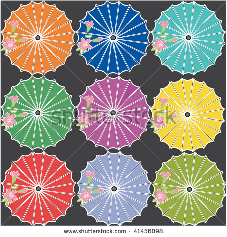 Japanese Umbrella Clip Art