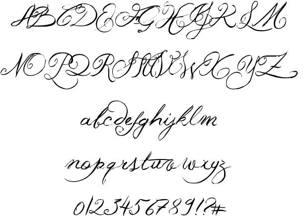 10 Western Calligraphy Fonts Images