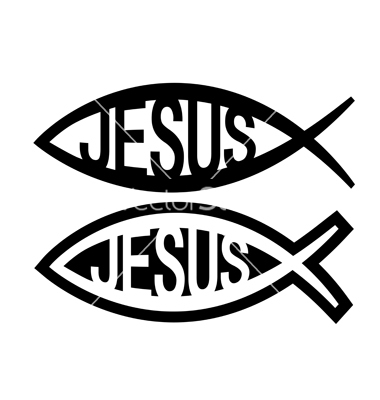 Jesus Fish Symbol Vector