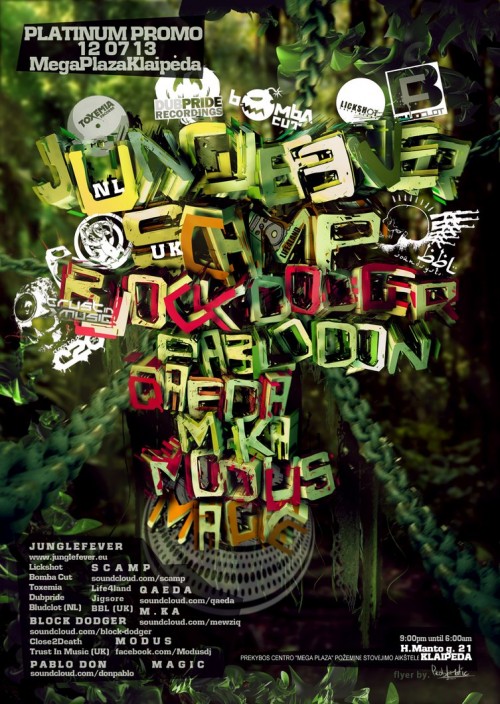 Jungle Party Flyer Template