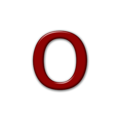 Letter Red O Logo