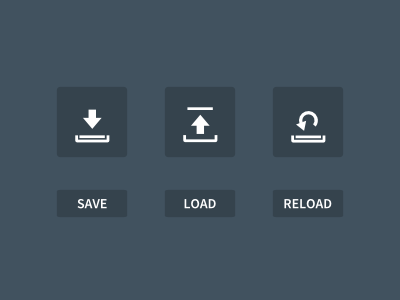Load Save Icon Load Save Icon