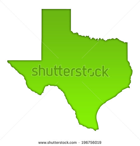 Map of Texas State Icon