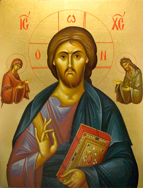 Mary Jesus John the Baptist Icon