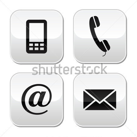 Mobile Phone and Email Icons