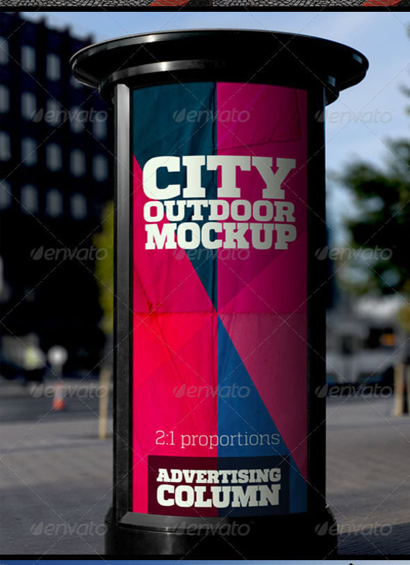 Mockup Advertising Outdoor