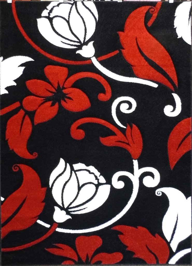 Modern Floral Design Rug