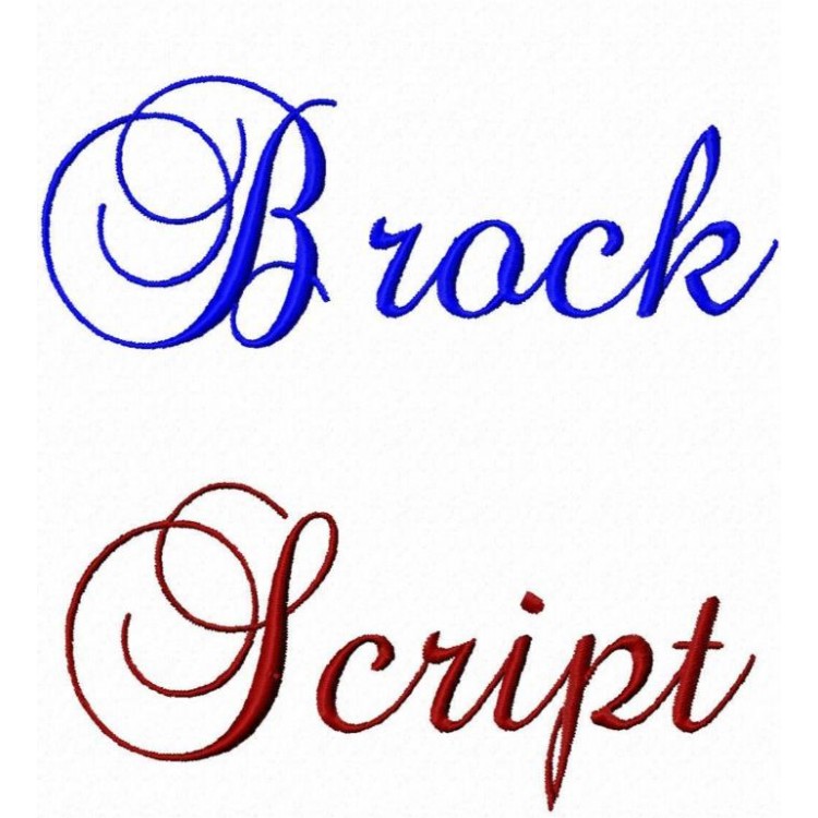 Monogram Script Embroidery Font Monogram Script Embroidery Font