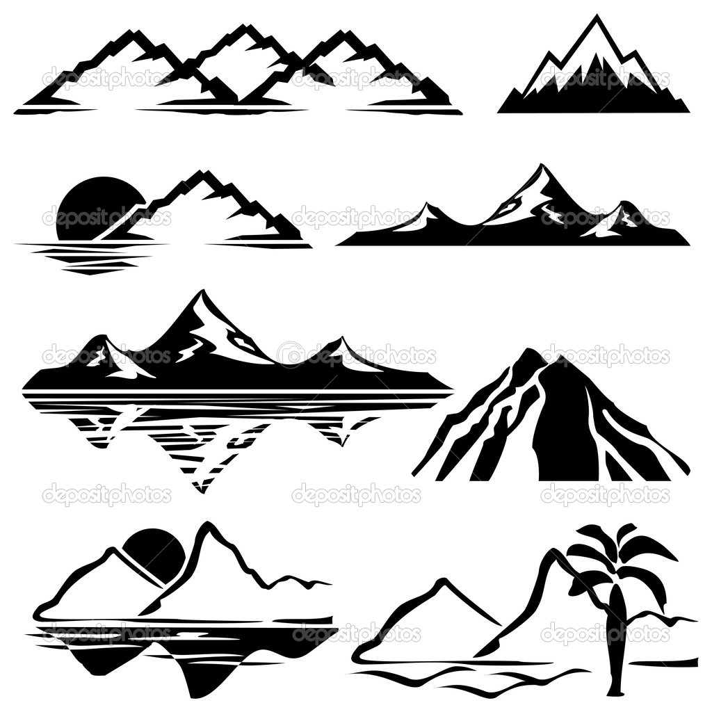 Mountain Silhouette Vector