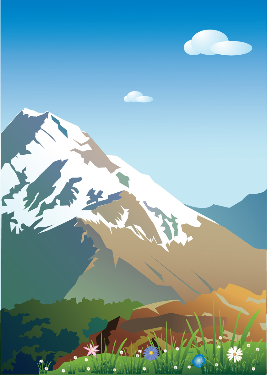 Mountain Vector Graphic