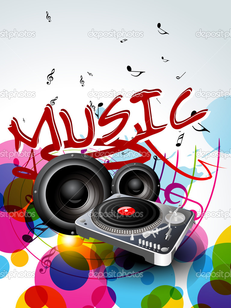 Music Abstract Vector Design