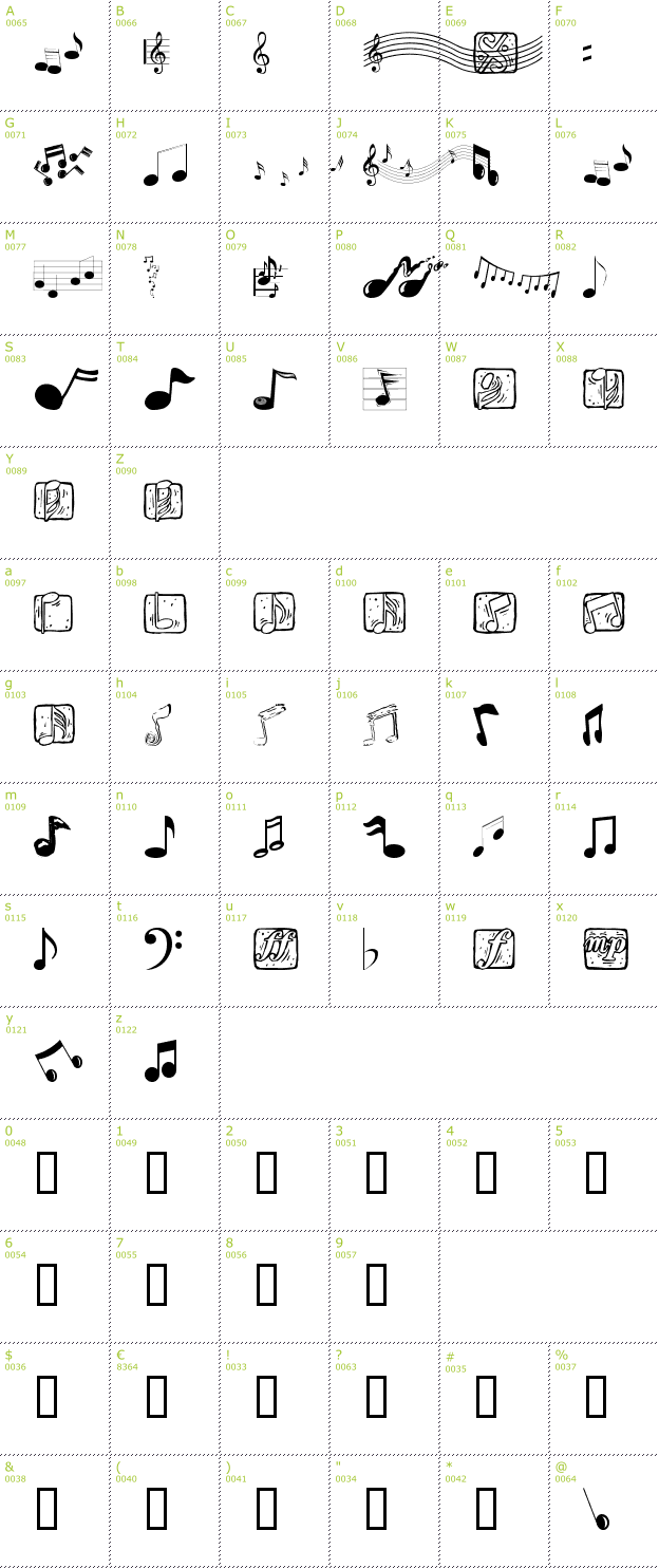 Music Notes Fonts Free Download