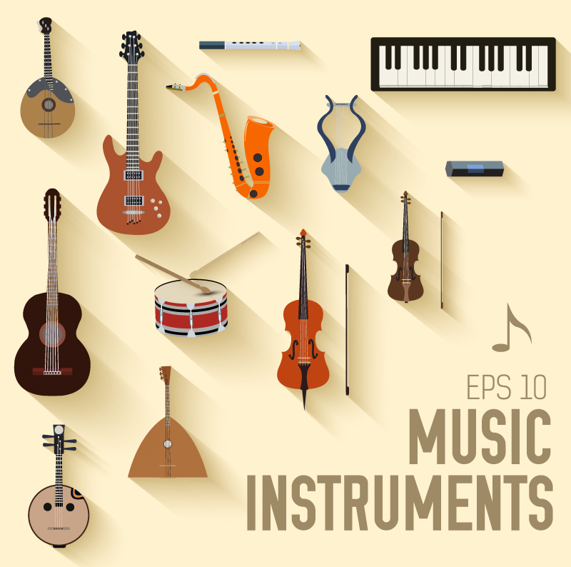 Musical Instruments Free Vector Graphics