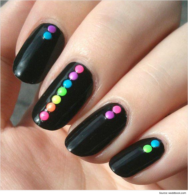 Neon-Rainbow-Nail-Art