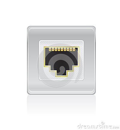 Network Management Port Icon