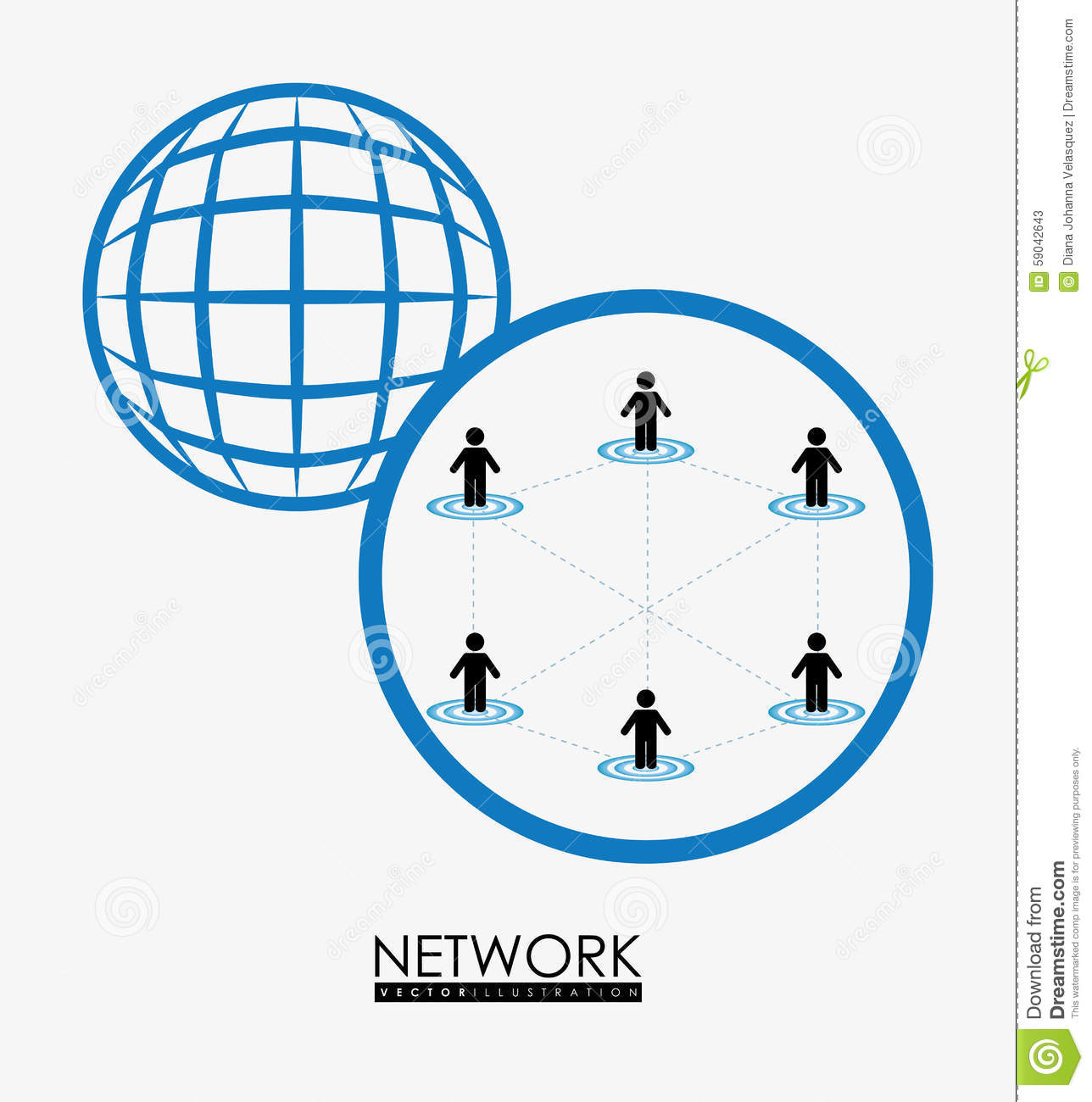 Network Vector Graphic
