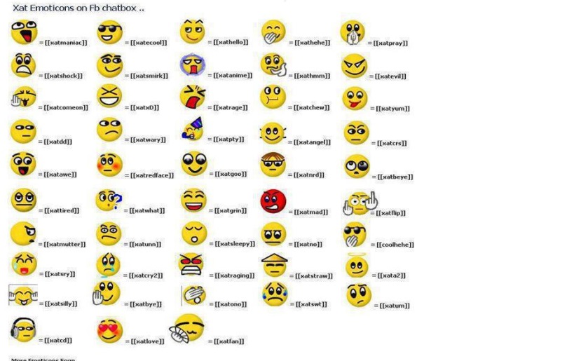 New Facebook Emoticons