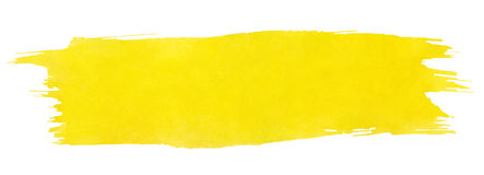 Paint Brushstroke Yellow
