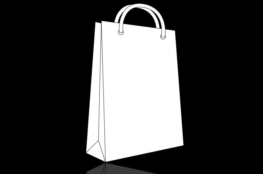 Paper Bag Template Vector