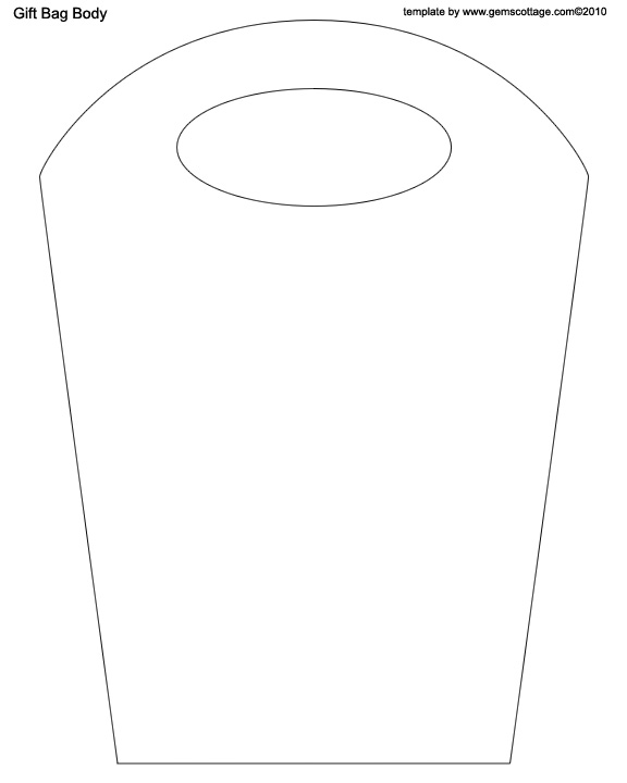 Paper Gift Bag Template