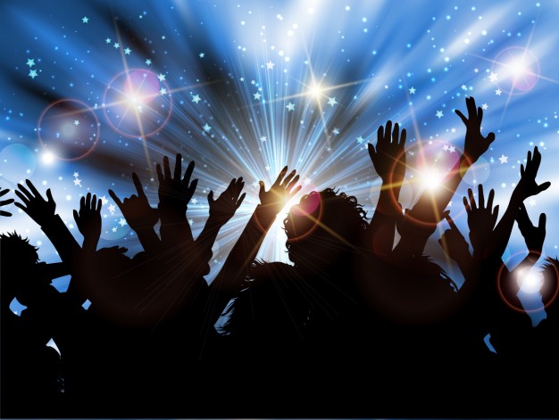 Party Silhouette Vector Free