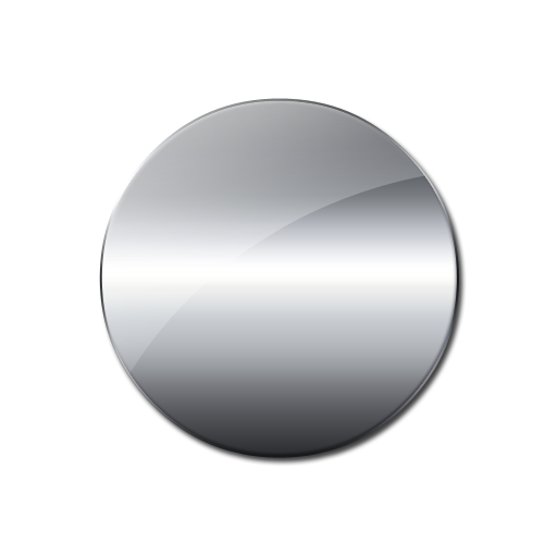 Photo Silver Black Circle Icon