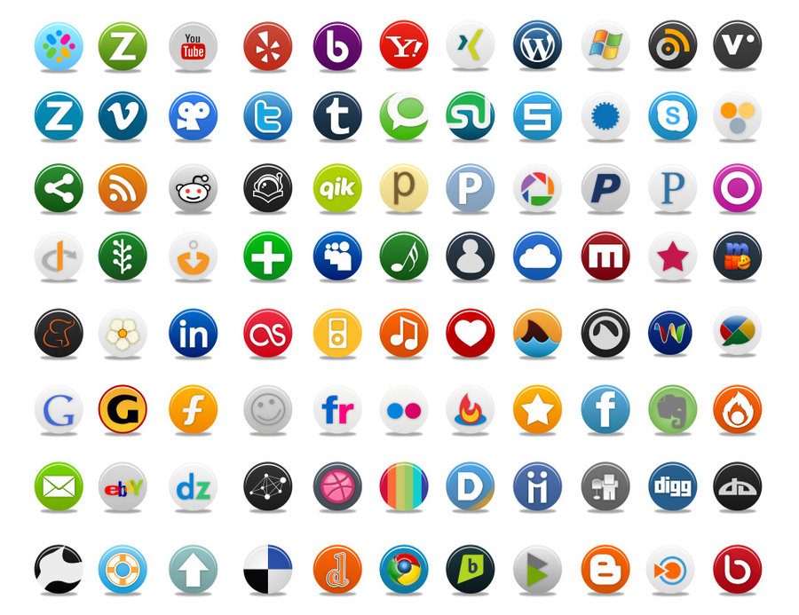 Pretty Social Media Icons Free