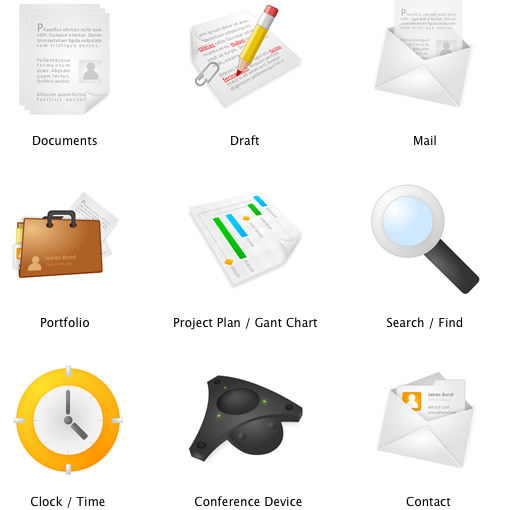 6 Project Management Icon Set Images