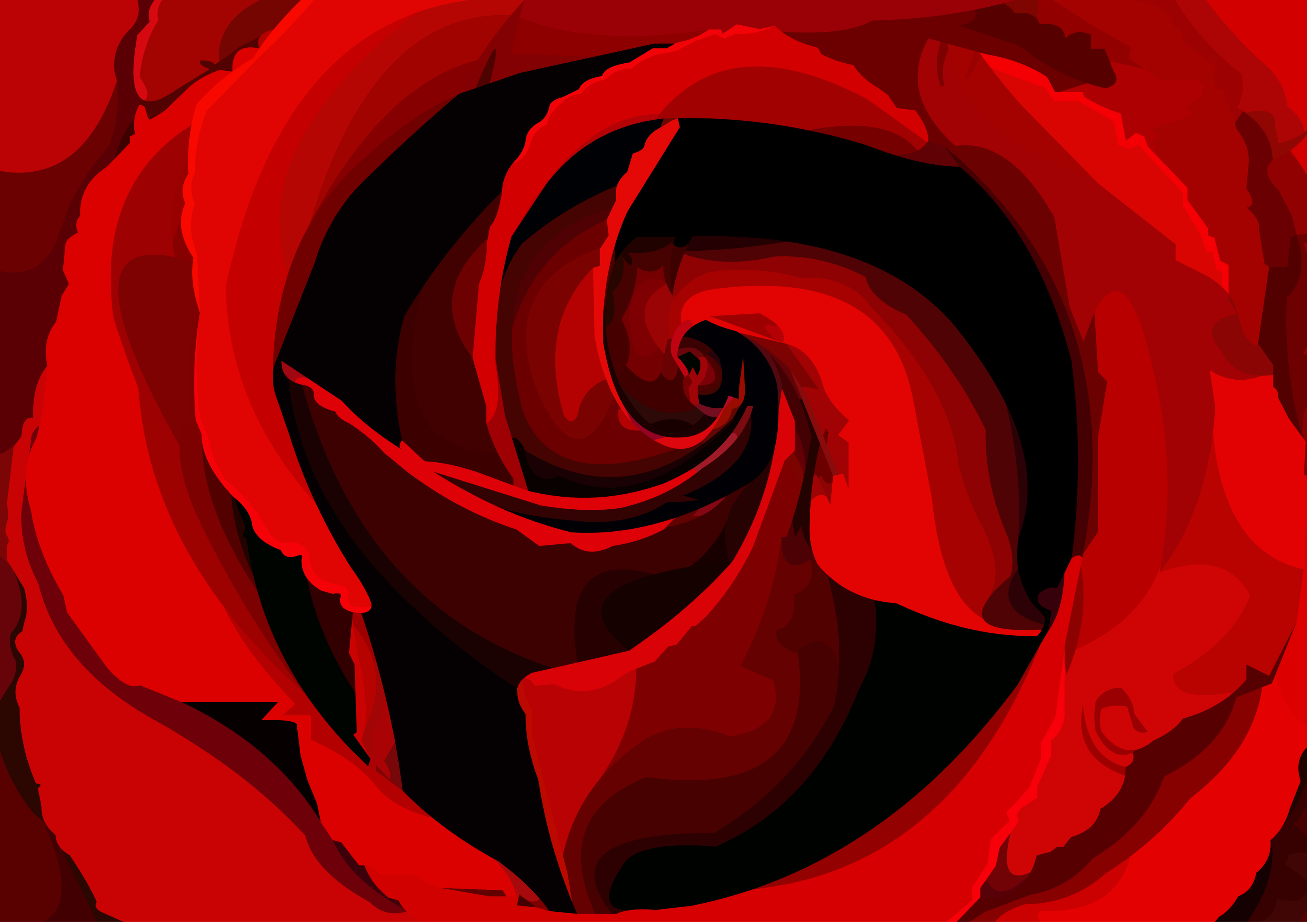 Red Rose Vector