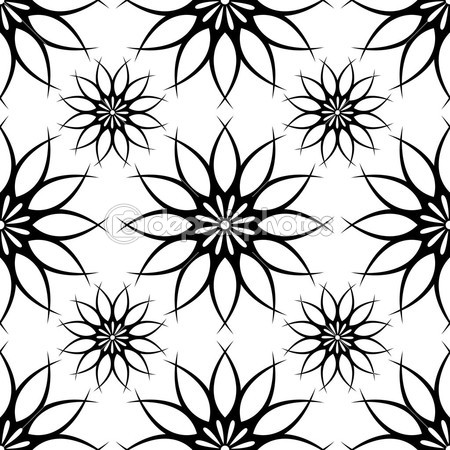 Repeat Flower Designs Patterns