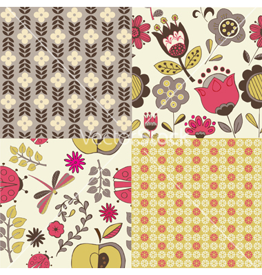 Repeat Vector Patterns Floral