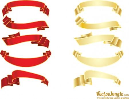 Ribbon Banner Vector Free