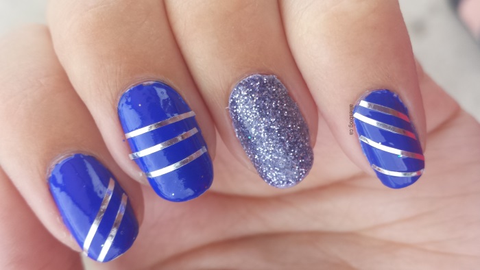 Royal Blue Nail Design