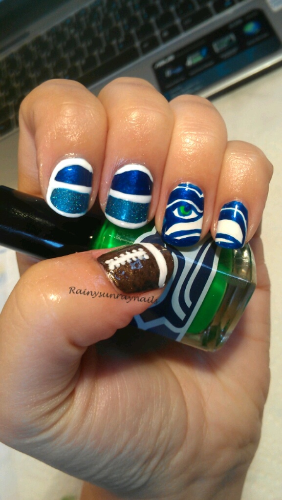Seahawks Nails