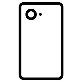 Silhouette of a Mobile Phone