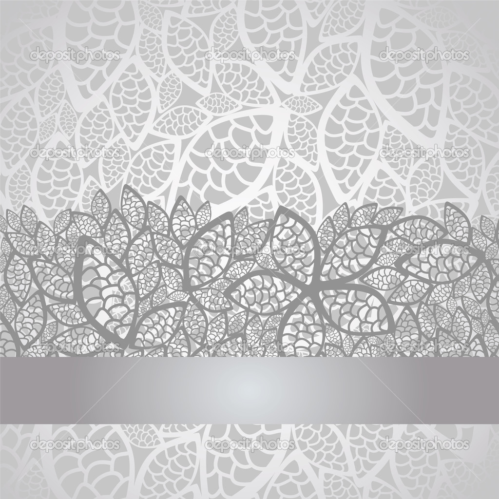 Silver Lace Border